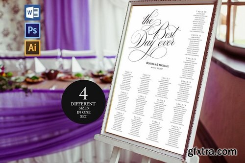 Wedding Seating Chart Pack