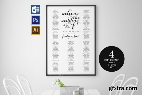 Wedding Seating Chart Pack