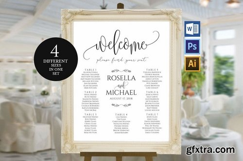 Wedding Seating Chart Pack