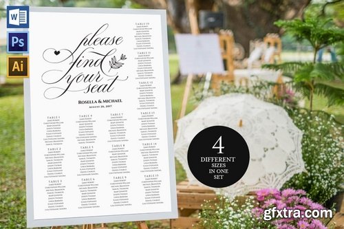 Wedding Seating Chart Pack