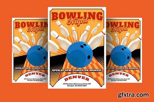 bowling night Flyer