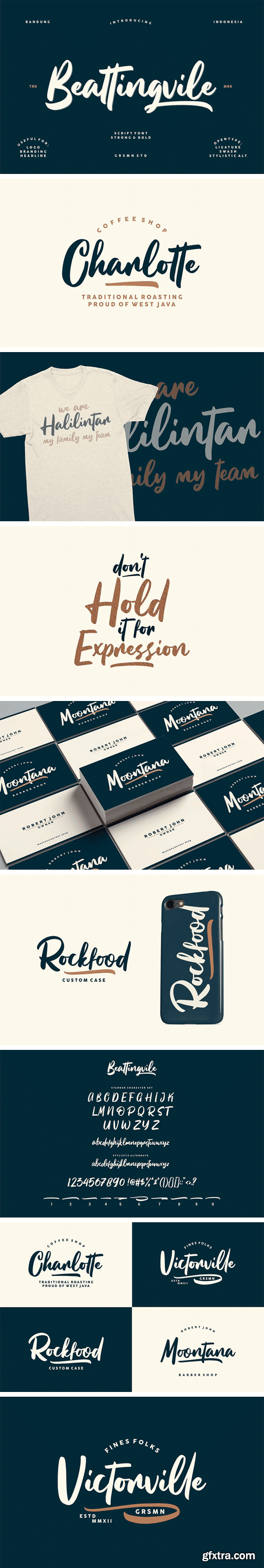 Beattingvile Script Font