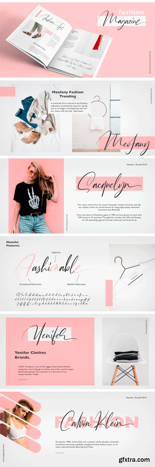 Natasha Modern Script Font