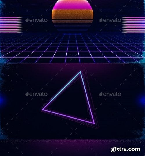 GraphicRiver - 80s Retro Backgrounds 22592257