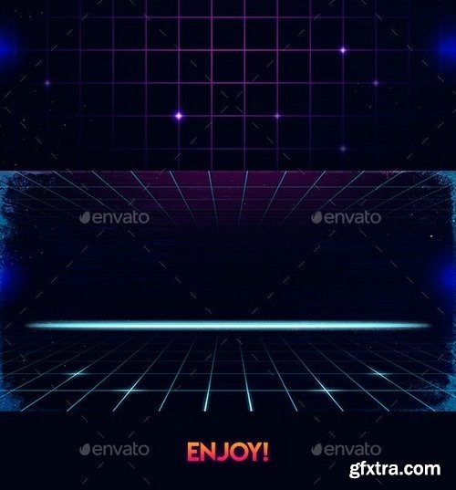 GraphicRiver - 80s Retro Backgrounds 22592257