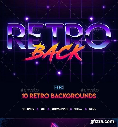 GraphicRiver - 80s Retro Backgrounds 22592257