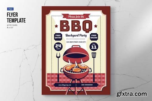 Barbeque Party Festival Flyer Template