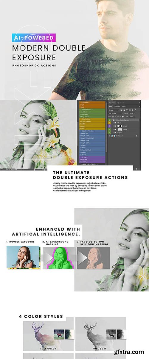 GraphicRiver - AI Modern Double Exposure Generator 23506383