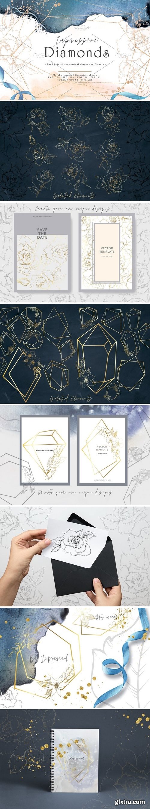 CM - Impressive Diamonds vector 3018238 CM - Impressive Diamonds vector 3018238