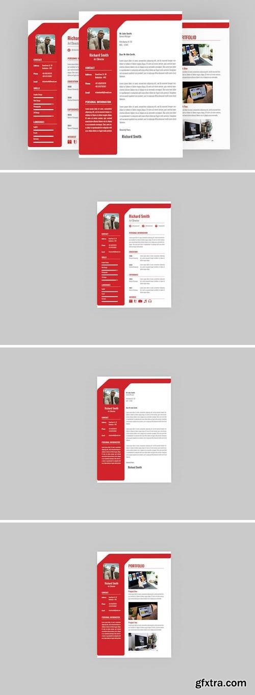 Red Professional Resume Designer