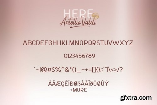 Here Antollio Valdi Font Duo