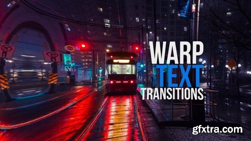 MotionArray Warp Text Transitions 207583