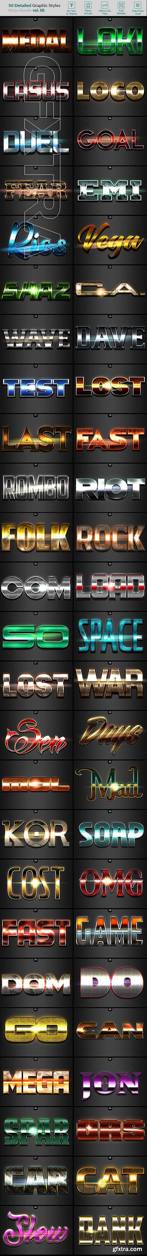 GraphicRiver - 50 Text Effects - Bundle Vol 08 23545412