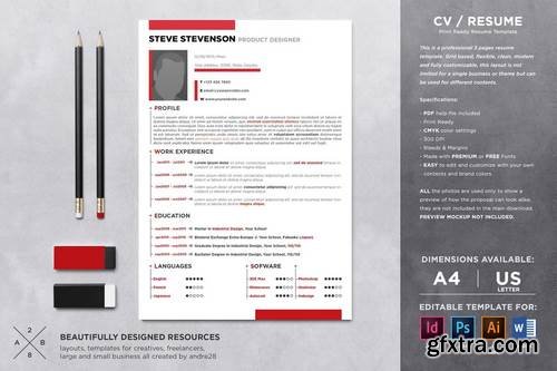 CV Resume & Cover Letter Template