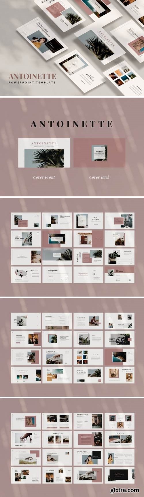 Antoinette - Powerpoint, Keynote, Google Slides Templates