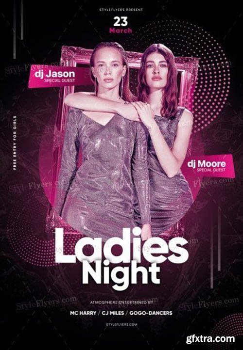 Ladies Night V15 2019 PSD Flyer Template