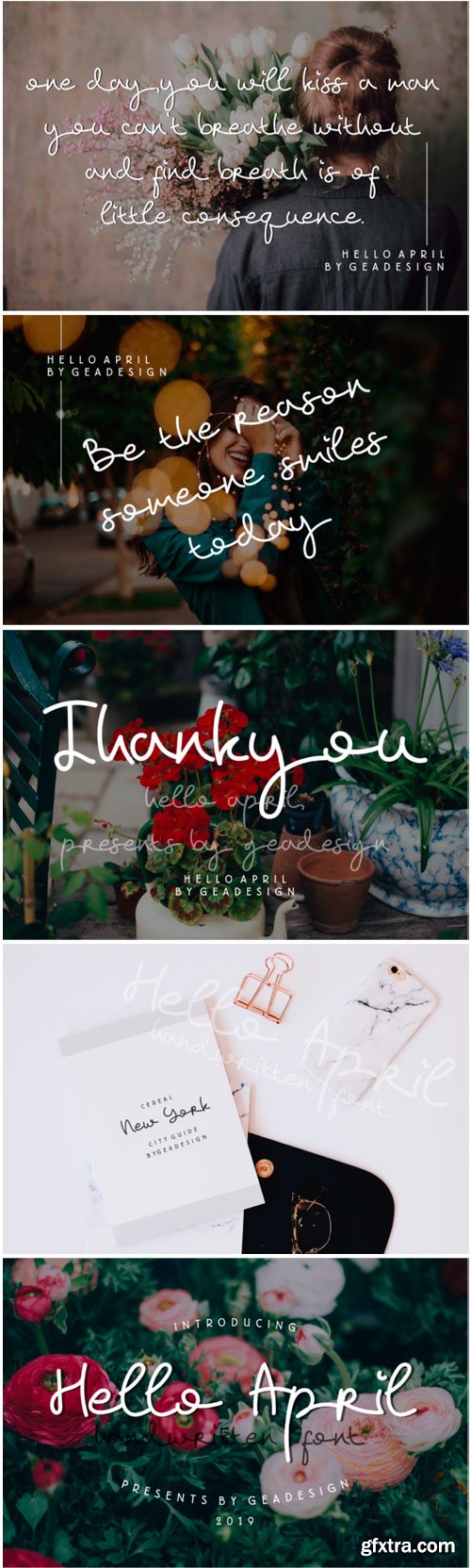 Hello April Font