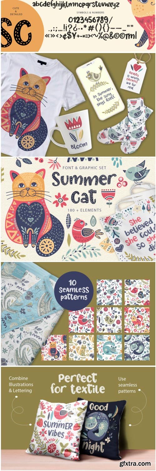 Summer Cat Font