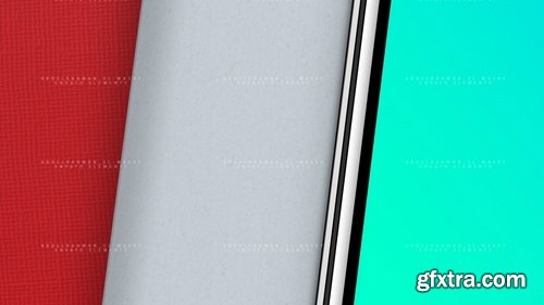 PhoneX Layered PSD Mock-Up with Background