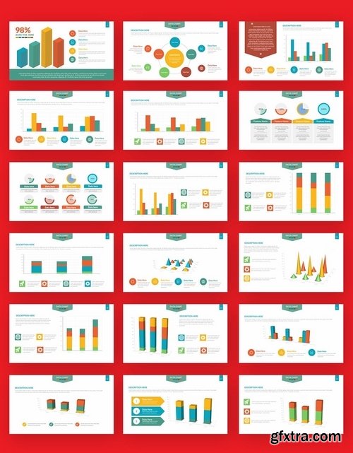 Chart Infographics Powerpoint and Keynote Templates