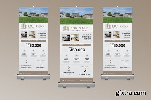 Roll-up Banner For Business Pack