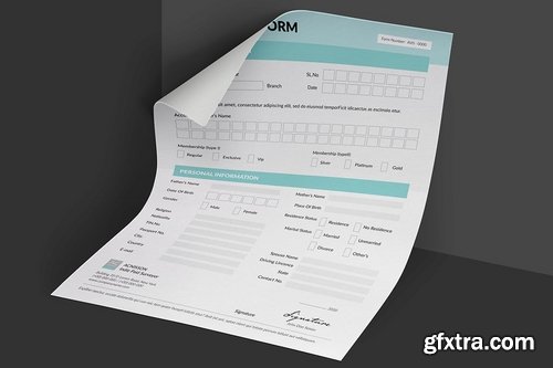 Clean Membership Registration Form