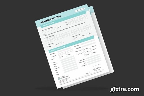 Clean Membership Registration Form