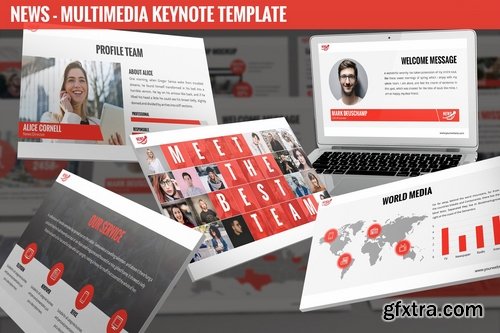 News - Multimedia Keynote Template