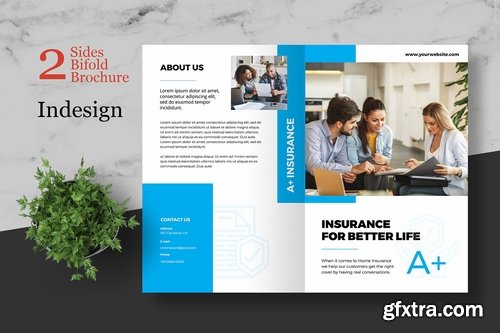 Clean Insurance Bifold Brochure