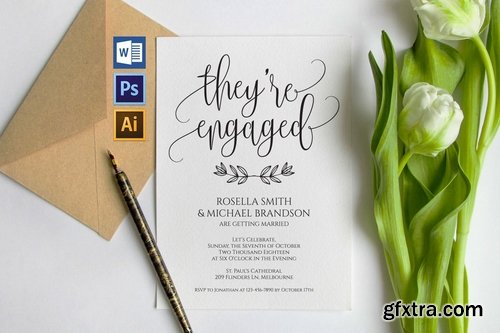 Engagement Party Invitation Pack