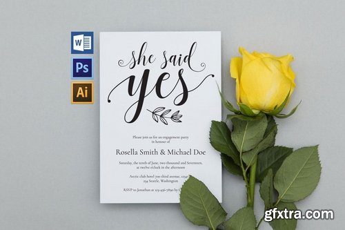 Engagement Party Invitation Pack