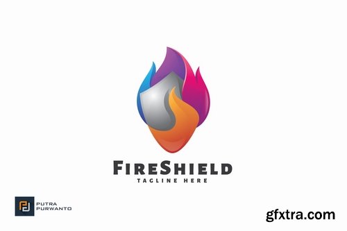 Fire Shield - Logo Template