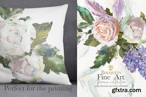 Oil painted Fine Art roses collection