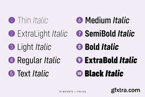 CM - Config Condensed Font Family 3665501