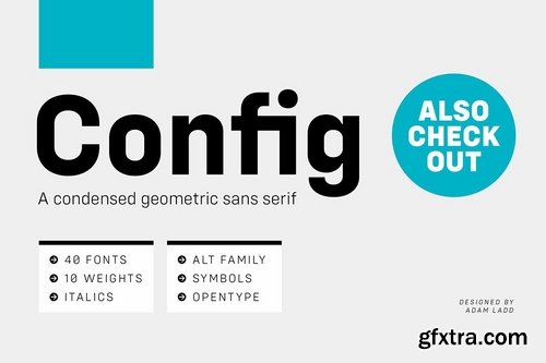 CM - Config Condensed Font Family 3665501