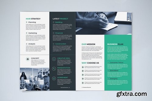 Modern Business Brochure Bi-Fold