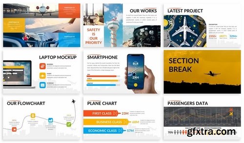 Airwaves - Airlines Google Slides Template