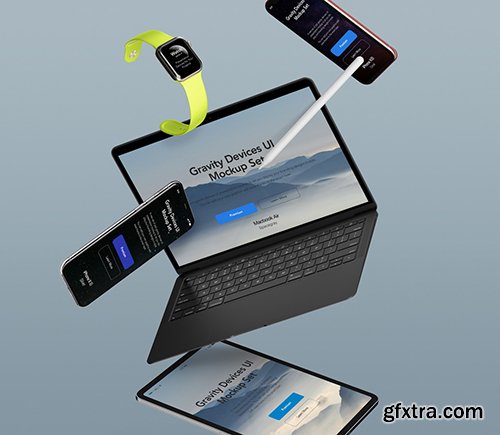 Gravity Psd Devices UI Mockup Set v6
