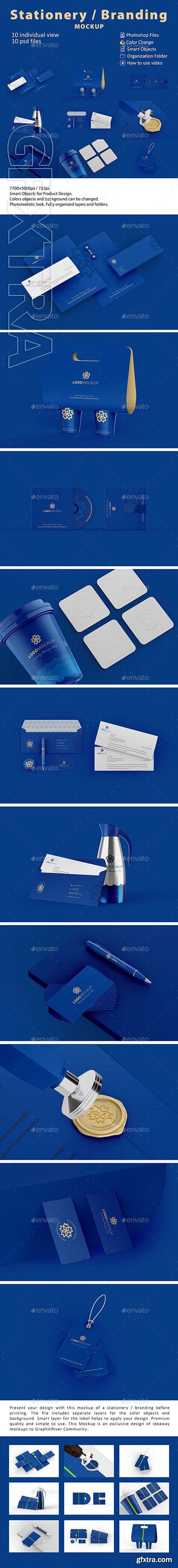 GraphicRiver - Stationery Branding Mockup 23546615