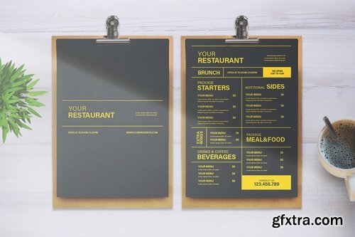 Vintage Menu