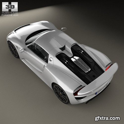 Porsche 918 Spyder 2015 3D Model