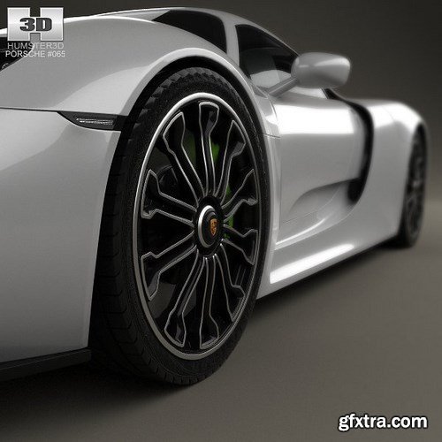 Porsche 918 Spyder 2015 3D Model