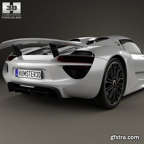 Porsche 918 Spyder 2015 3D Model