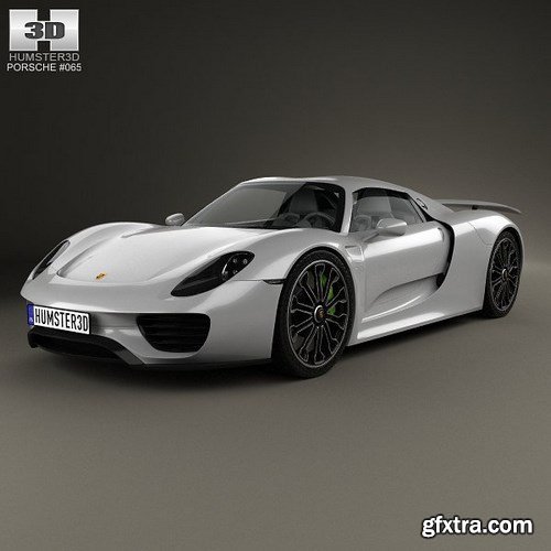 Porsche 918 Spyder 2015 3D Model