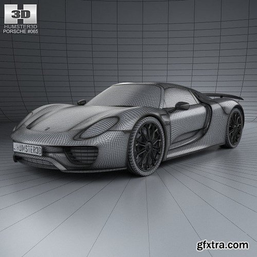 Porsche 918 Spyder 2015 3D Model