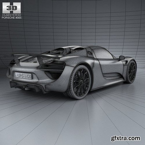 Porsche 918 Spyder 2015 3D Model