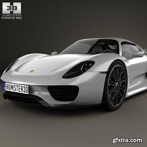 Porsche 918 Spyder 2015 3D Model