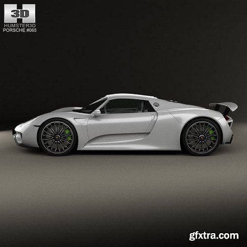 Porsche 918 Spyder 2015 3D Model