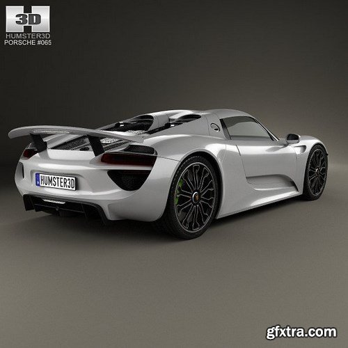 Porsche 918 Spyder 2015 3D Model