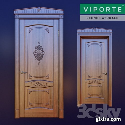 Classical deaf door Venetsia with the decor